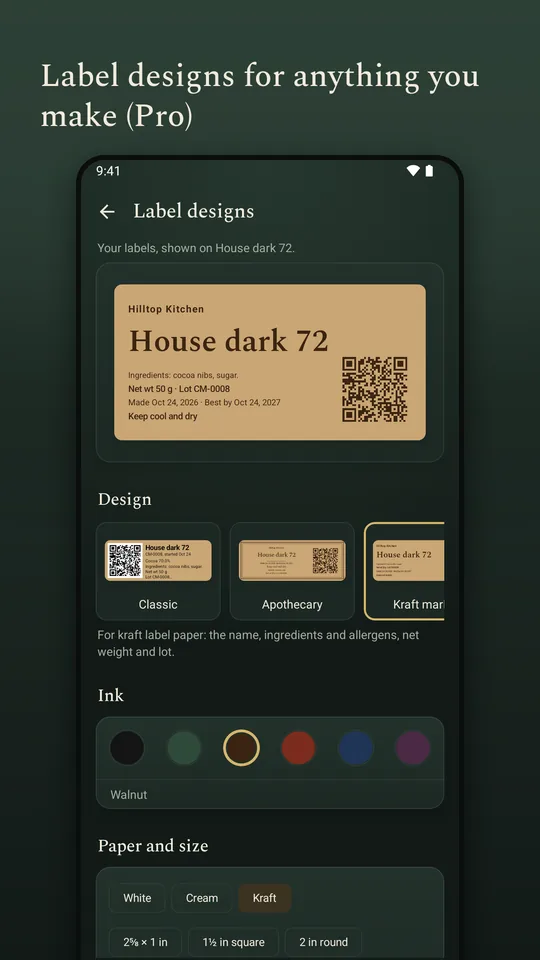 Labels and label sheets.