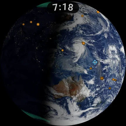 The Live Planet on the watch